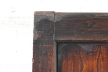 アンティーク建具　落ち着いた和の空間を演出する帯戸1枚(板戸、引き戸)(R-078449)