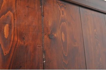 アンティーク建具　落ち着いた和の空間を演出する帯戸1枚(板戸、引き戸)(R-078449)