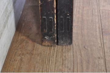 アンティーク建具　落ち着いた和の空間を演出する帯戸1枚(板戸、引き戸)(R-078449)