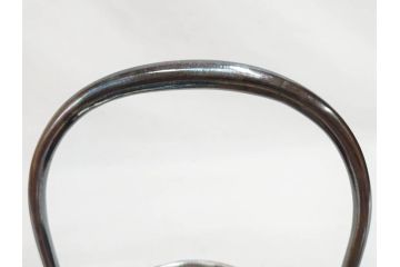 戦前　純銀　359g　重厚感のある銀瓶(煎茶、薬缶、銀水注、湯沸し、茶道具、やかん、水指、急須)(R-078463)