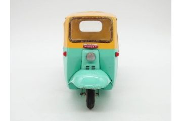 ダイハツ　ミゼット　DKA型　ブリキ製ミニカー(日本製、大阪ブリキ玩具資料室、おもちゃ、玩具、車、乗り物、オート三輪、外箱付き、説明書付き)(R-078467)