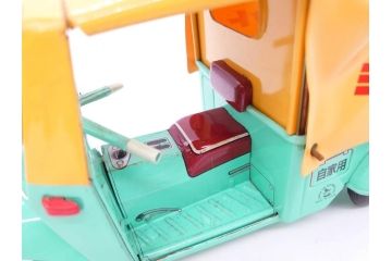 ダイハツ　ミゼット　DKA型　ブリキ製ミニカー(日本製、大阪ブリキ玩具資料室、おもちゃ、玩具、車、乗り物、オート三輪、外箱付き、説明書付き)(R-078467)