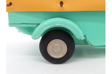 ダイハツ　ミゼット　DKA型　ブリキ製ミニカー(日本製、大阪ブリキ玩具資料室、おもちゃ、玩具、車、乗り物、オート三輪、外箱付き、説明書付き)(R-078467)