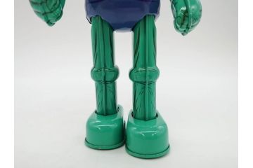 ビリケン商会　デビルマン　仮面ライダー　ブリキのおもちゃ2点セット(石森プロ、永井 豪、ゼンマイ歩行、フィギュア、人形、玩具、特撮、ヒーロー、外箱付き、日本製)(R-078468)