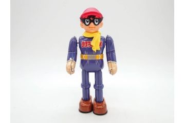 ビリケン商会　キャプテンウルトラ MECHANICALハック　まぼろし探偵　THE JOKER(ジョーカー)　ブリキのおもちゃ3点セット(東映、桑田次郎、TM&DC Comics、ゼンマイ歩行、フィギュア、人形、玩具、特撮、外箱付き、日本製)(R-078469)