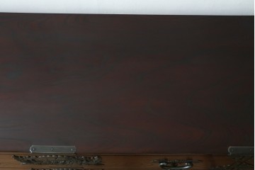 中古　美品!!　仙台民芸箪笥　欅産業　大振りの牡丹金具が目を惹く仙台箪笥　(R-078480)