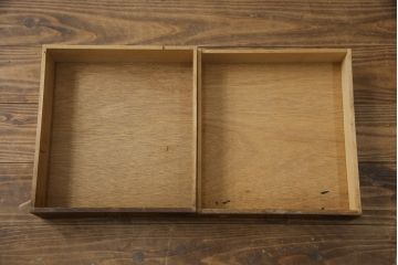 和製アンティーク　ナラ材　趣のある佇まいが魅力的な五段小引き出し(卓上収納、小物収納)(R-078491)