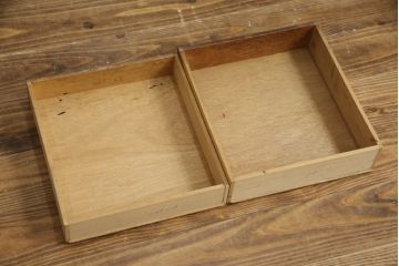 和製アンティーク　ナラ材　趣のある佇まいが魅力的な五段小引き出し(卓上収納、小物収納)(R-078491)