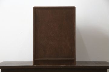 和製アンティーク　ナラ材　趣のある佇まいが魅力的な五段小引き出し(卓上収納、小物収納)(R-078491)