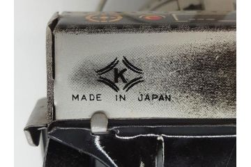 爆音ボート いなづま号　ハーフトラック(HALF TRUCK)　機関車(SUPER LOCOMOTIVE)　ジープ(FRICTION JEEP)　ゾウノタイコタタキ　ロケット(M.P.-1ROCKET)　ブリキのおもちゃ6点セット(乗り物、船、車、列車、ゼンマイ、フィギュア、人形、玩具、外箱付き、日本製)(R-078505)