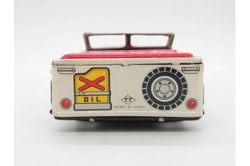 爆音ボート いなづま号　ハーフトラック(HALF TRUCK)　機関車(SUPER LOCOMOTIVE)　ジープ(FRICTION JEEP)　ゾウノタイコタタキ　ロケット(M.P.-1ROCKET)　ブリキのおもちゃ6点セット(乗り物、船、車、列車、ゼンマイ、フィギュア、人形、玩具、外箱付き、日本製)(R-078505)