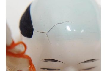 ビンテージ　木目込み人形　十五人揃　細部まで職人のこだわりを感じる可愛らしい五段雛飾り(ヴィンテージ、三越、雛人形、ひな人形、雛壇、段飾、置物、ケース付、外箱付き)(R-078507)