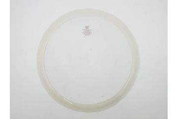 ビンテージ　フランス　BERNARDAUD(ベルナルド)　LIMOGES(リモージュ)　上品な金彩が美しいプレート(B&C、鳳凰、草花、エリザベス女王、記念モデル、ヴィンテージ、大皿、皿、飾り皿、洋食器)(R-078508)
