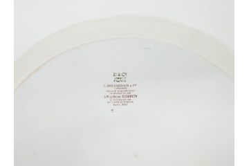 ビンテージ　フランス　BERNARDAUD(ベルナルド)　LIMOGES(リモージュ)　上品な金彩が美しいプレート(B&C、鳳凰、草花、エリザベス女王、記念モデル、ヴィンテージ、大皿、皿、飾り皿、洋食器)(R-078508)