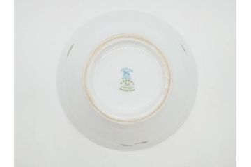 オールドノリタケ　NORITAKE　ヤジロベー印　可憐なスミレのデザインが可愛らしいボウル&プレート5枚セット(日本陶器會社、菫、花、フラワー、皿、深皿、中皿、なます皿、どんぶり、洋食器)(R-078514)