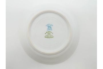 オールドノリタケ　NORITAKE　ヤジロベー印　可憐なスミレのデザインが可愛らしいボウル&プレート5枚セット(日本陶器會社、菫、花、フラワー、皿、深皿、中皿、なます皿、どんぶり、洋食器)(R-078514)