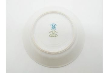 オールドノリタケ　NORITAKE　ヤジロベー印　可憐なスミレのデザインが可愛らしいボウル&プレート5枚セット(日本陶器會社、菫、花、フラワー、皿、深皿、中皿、なます皿、どんぶり、洋食器)(R-078514)
