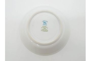 オールドノリタケ　NORITAKE　ヤジロベー印　可憐なスミレのデザインが可愛らしいボウル&プレート5枚セット(日本陶器會社、菫、花、フラワー、皿、深皿、中皿、なます皿、どんぶり、洋食器)(R-078514)