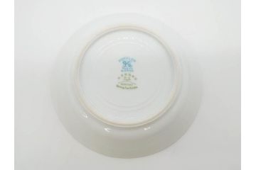 オールドノリタケ　NORITAKE　ヤジロベー印　可憐なスミレのデザインが可愛らしいボウル&プレート5枚セット(日本陶器會社、菫、花、フラワー、皿、深皿、中皿、なます皿、どんぶり、洋食器)(R-078514)