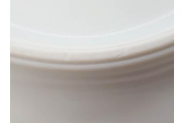 ビンテージ　フランス　LIMOGES　リモージュ　GIRAUD(ジロー)　淡い色彩で描かれた花のデザインが可愛らしいプレート2枚セット(ヴィンテージ、貝皿、シェル、中皿、大皿、変形皿、磁器、洋食器)(R-078515)