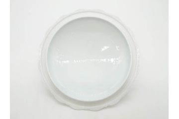 ビンテージ　フランス　LIMOGES　リモージュ　GIRAUD(ジロー)　淡い色彩で描かれた花のデザインが可愛らしいスープチューリン(花柄、フラワー、ヴィンテージ、ふかひれ皿、ポット、トンキ、蓋付き、磁器、洋食器)(R-078516)