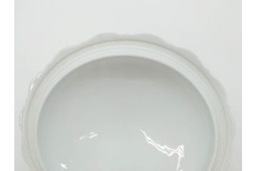 ビンテージ　フランス　LIMOGES　リモージュ　GIRAUD(ジロー)　淡い色彩で描かれた花のデザインが可愛らしいスープチューリン(花柄、フラワー、ヴィンテージ、ふかひれ皿、ポット、トンキ、蓋付き、磁器、洋食器)(R-078516)
