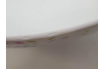 ビンテージ　フランス　LIMOGES　リモージュ　GIRAUD(ジロー)　淡い色彩で描かれた花のデザインが可愛らしいスープチューリン(花柄、フラワー、ヴィンテージ、ふかひれ皿、ポット、トンキ、蓋付き、磁器、洋食器)(R-078516)