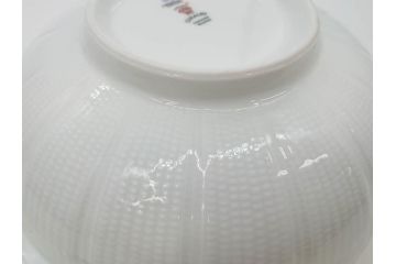 ビンテージ　フランス　LIMOGES　リモージュ　GIRAUD(ジロー)　淡い色彩で描かれた花のデザインが可愛らしいスープチューリン(花柄、フラワー、ヴィンテージ、ふかひれ皿、ポット、トンキ、蓋付き、磁器、洋食器)(R-078516)