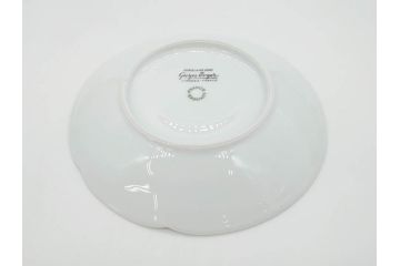 フランス　LIMOGES(リモージュ)　Georges Boyer(ジョルジュ ボワイエ)　気品漂うティーカップ&ソーサー5客セット(バラ、薔薇、ローズ、C&S、磁器、金彩、洋食器)(R-078519)