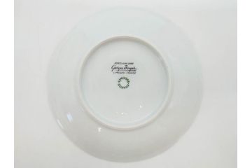 フランス　LIMOGES(リモージュ)　Georges Boyer(ジョルジュ ボワイエ)　気品漂うティーカップ&ソーサー4客セット(バラ、薔薇、ローズ、C&S、磁器、金彩、洋食器)(R-078520)