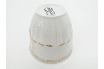 フランス　LIMOGES(リモージュ)　Georges Boyer(ジョルジュ ボワイエ)　気品漂うコーヒーカップ&ソーサー5客セット(C&S、バラ、薔薇、ローズ、磁器、金彩、洋食器)(R-078521)