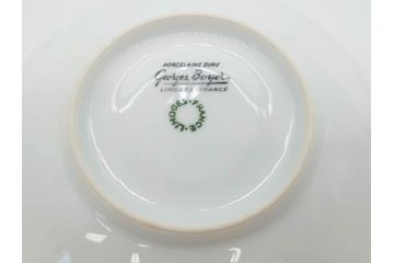 フランス　LIMOGES(リモージュ)　Georges Boyer(ジョルジュ ボワイエ)　気品漂うコーヒーカップ&ソーサー5客セット(C&S、バラ、薔薇、ローズ、磁器、金彩、洋食器)(R-078521)