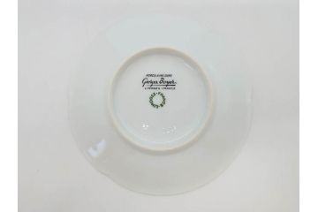 フランス　LIMOGES(リモージュ)　Georges Boyer(ジョルジュ ボワイエ)　気品漂うコーヒーカップ&ソーサー4客セット(C&S、バラ、薔薇、ローズ、磁器、金彩、洋食器)(R-078522)