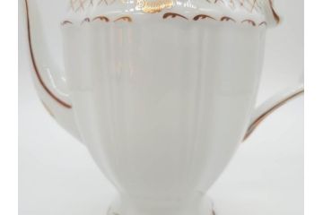 フランス　LIMOGES(リモージュ)　Georges Boyer(ジョルジュ ボワイエ)　バラの絵付けが上品なティーポット(薔薇、ローズ、磁器、金彩、洋食器)(R-078523)