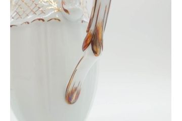 フランス　LIMOGES(リモージュ)　Georges Boyer(ジョルジュ ボワイエ)　バラの絵付けが上品なティーポット(薔薇、ローズ、磁器、金彩、洋食器)(R-078523)