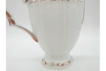 フランス　LIMOGES(リモージュ)　Georges Boyer(ジョルジュ ボワイエ)　バラの絵付けが上品なティーポット(薔薇、ローズ、磁器、金彩、洋食器)(R-078523)