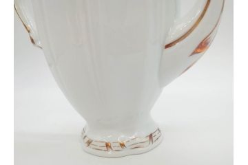 フランス　LIMOGES(リモージュ)　Georges Boyer(ジョルジュ ボワイエ)　バラの絵付けが上品なティーポット(薔薇、ローズ、磁器、金彩、洋食器)(R-078523)
