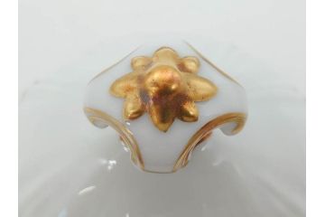 フランス　LIMOGES(リモージュ)　Georges Boyer(ジョルジュ ボワイエ)　バラの絵付けが上品なティーポット(薔薇、ローズ、磁器、金彩、洋食器)(R-078523)