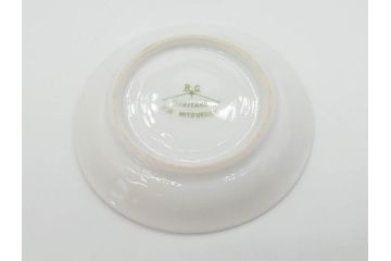 オールドノリタケ　NORITAKE　三越　ヤジロベー印　柔らかい色彩の花のデザインが可愛らしいミニプレート6枚セット(花、フラワー、小皿、豆皿、磁器、洋食器)(R-078524)