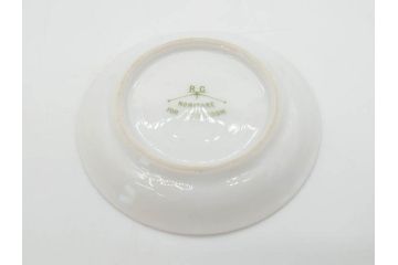 オールドノリタケ　NORITAKE　三越　ヤジロベー印　柔らかい色彩の花のデザインが可愛らしいミニプレート6枚セット(花、フラワー、小皿、豆皿、磁器、洋食器)(R-078524)
