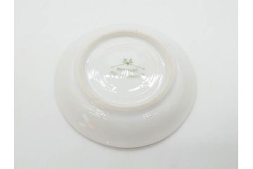 オールドノリタケ　NORITAKE　三越　ヤジロベー印　柔らかい色彩の花のデザインが可愛らしいミニプレート6枚セット(花、フラワー、小皿、豆皿、磁器、洋食器)(R-078524)