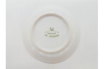 オールドノリタケ　NORITAKE　三越　ヤジロベー印　柔らかい色彩の花のデザインが可愛らしいミニプレート6枚セット(花、フラワー、小皿、豆皿、磁器、洋食器)(R-078524)