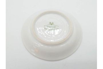 オールドノリタケ　NORITAKE　三越　ヤジロベー印　柔らかい色彩の花のデザインが可愛らしいミニプレート6枚セット(花、フラワー、小皿、豆皿、磁器、洋食器)(R-078524)