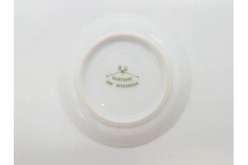 オールドノリタケ　NORITAKE　三越　ヤジロベー印　柔らかい色彩の花のデザインが可愛らしいミニプレート6枚セット(花、フラワー、小皿、豆皿、磁器、洋食器)(R-078524)