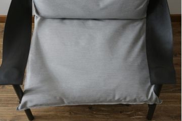 中古　アスプルンド(ASPLUND)取り扱い　emu(エミュー)　TERRAMARE(テラマーレ)　1P SOFA　シックでスタイリッシュなデザインが目を惹く1人掛けソファ(一人掛け、アームチェア、椅子、イス)(R-078580)
