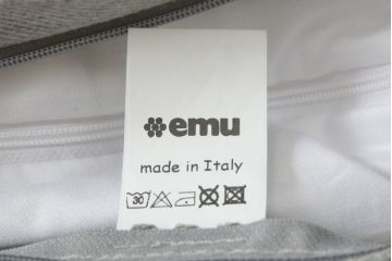中古　アスプルンド(ASPLUND)取り扱い　emu(エミュー)　TERRAMARE(テラマーレ)　1P SOFA　シックでスタイリッシュなデザインが目を惹く1人掛けソファ(一人掛け、アームチェア、椅子、イス)(R-078580)