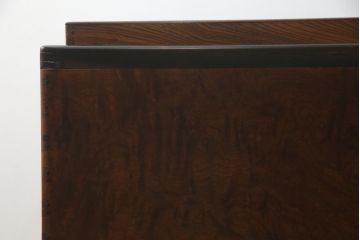 和製アンティーク　特大!!　上品な佇まいが和の雰囲気を引き立てる江戸前長火鉢(囲炉裏、木製火鉢)(R-078585)