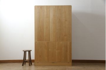 中古　美品!!　さが美　伝統工芸士 東樹義明　上質な和の空間づくりにおすすめな加茂総桐箪笥(胴厚、和タンス、桐たんす、収納箪笥、衣装箪笥、着物箪笥)(R-078587)