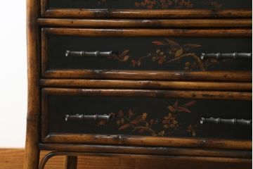 中古　美品!!　THEODORE ALEXANDER(セオドア・アレキサンダー)　シノワズリ様式　優雅な装飾が美しいチェスト(サイドチェスト、引き出し、英国)(R-078616)