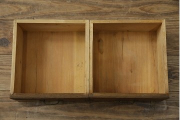 和製アンティーク　栓材　扉のデザインがお洒落な本箱　(R-078621)